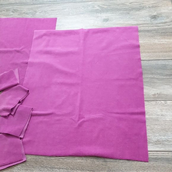 Purple Velour Fabric Scraps For Crafts Hobbies - Picture 4 of 7